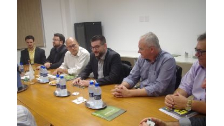 Diretoria recebe equipe da Secretaria Municipal de Desenvolvimento Econômico