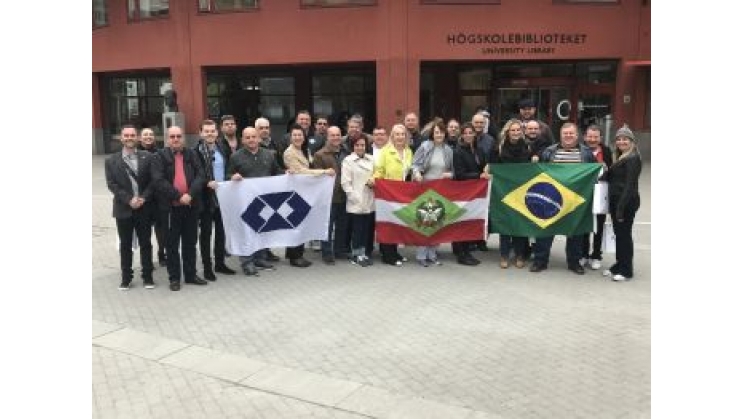 Catarinenses firmam carta de intenções para fomentar intercâmbios com Universidade Sueca