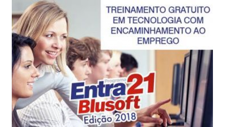 Inscrições abertas para Programa Entra 21