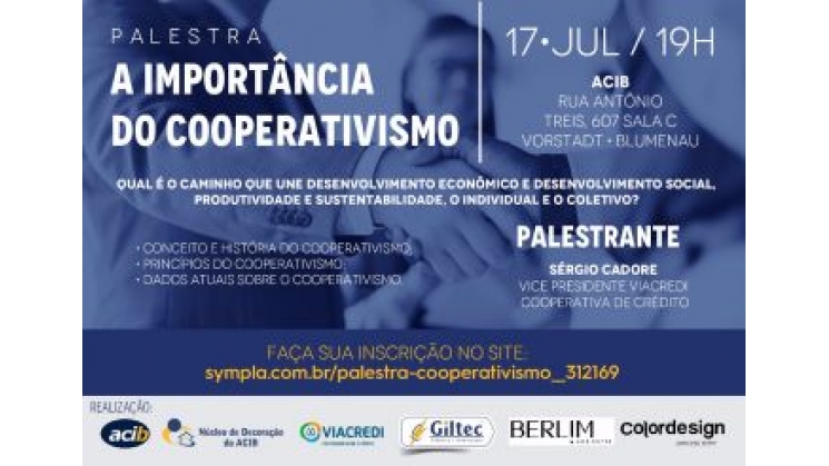 Palestra aborda importância do cooperativismo