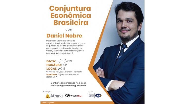 Palestra fala sobre conjuntura econômica brasileira