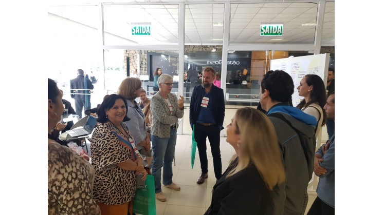 Núcleo de Educação e Desenvolvimento Profissional visita a Expogestão