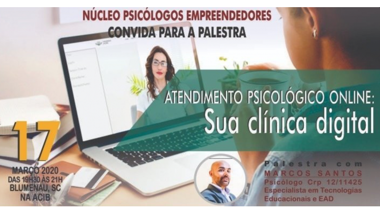 Atendimento psicológico online é tema de palestra