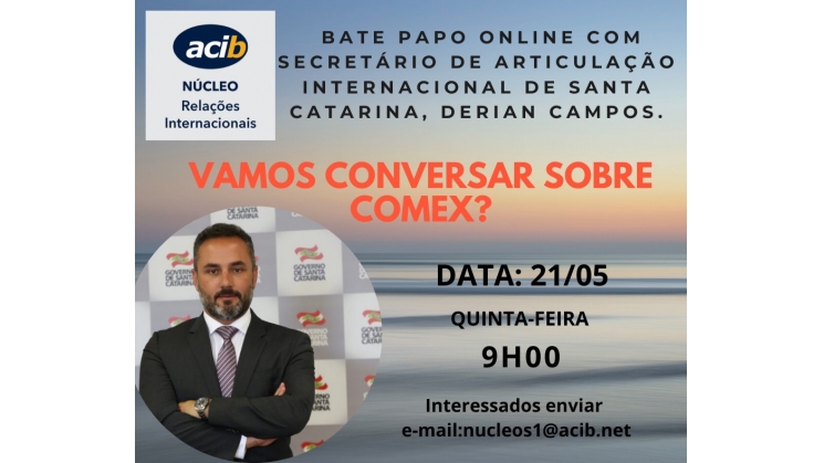 Secretário de Articulação Internacional participa de bate-papo com Núcleo de Relações Internacionais