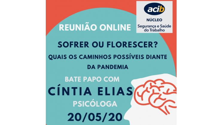 Encontro online debate saúde psicológica