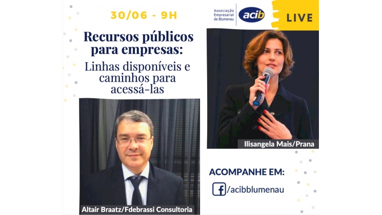 Live apresenta recursos públicos para empresas