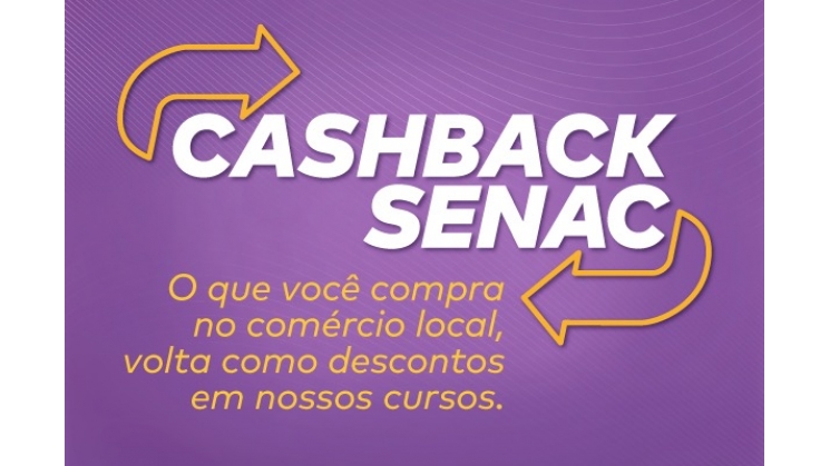 Senac lança campanha de descontos em cursos para quem comprar no comércio local