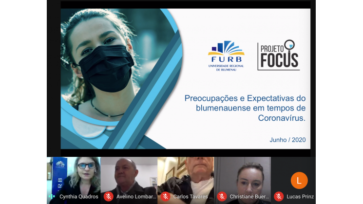 Pesquisa da Furb aponta principais preocupações dos blumenauenses na pandemia
