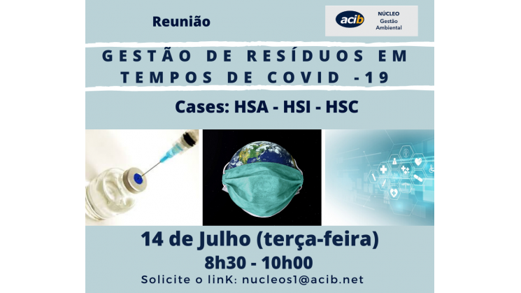 Gestão de Resíduos em tempos de Covid 19