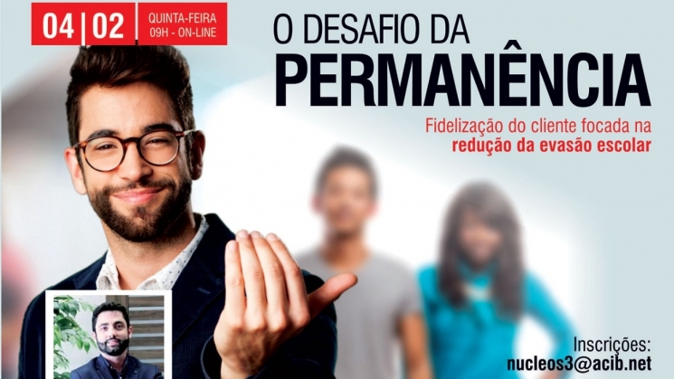 Redução da evasão escolar será tema de evento online