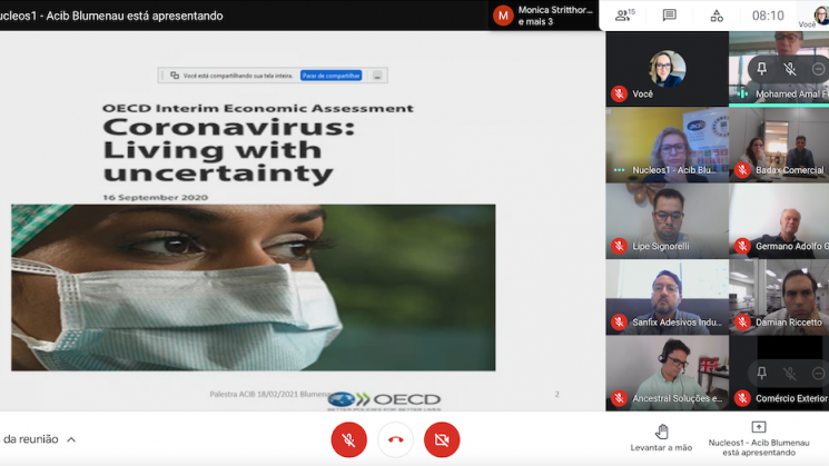 Núcleo de Relações Internacionais debate cenário econômico global pós-pandemia