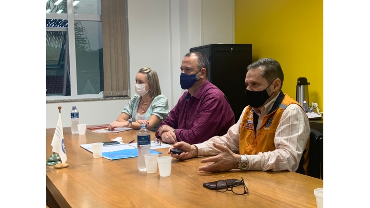 Monitoramento, controle e acompanhamento de cheias em Blumenau são discutidos na Acib