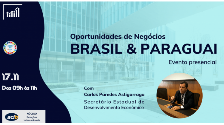 Núcleo de Relações Internacionais recebe secretário de Estado do Paraguai