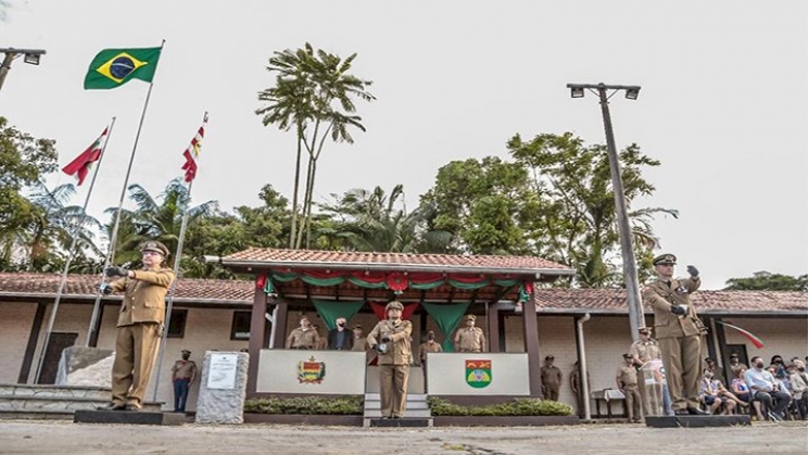 Núcleo de Segurança Privada da Acib participa de cerimônia de passagem de comando do 10º BPM