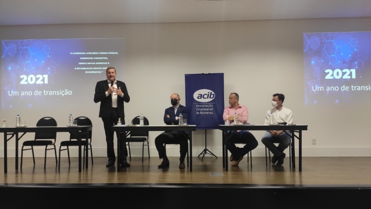 Reunião entre Conselho Deliberativo, Diretoria da ACIB e secretário de Estado discute caminhos para desenvolvimento de Blumenau