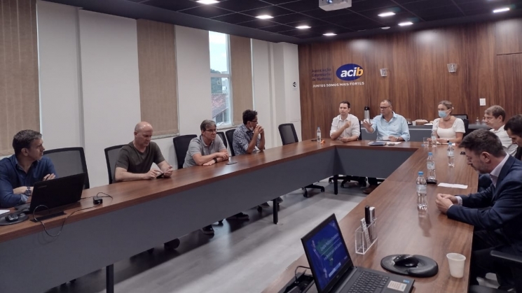 Diretoria da ACIB recebe deputado federal Gilson Marques