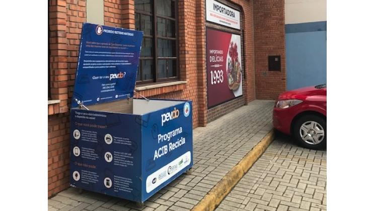 Stuttgart recebe ponto de entrega de resíduos eletrônicos do programa Acib Recicla