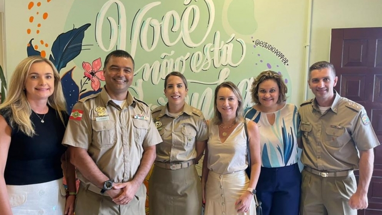 ACIB participa da inauguração da sala da Rede Catarina de Proteção à Mulher do 10º BPM