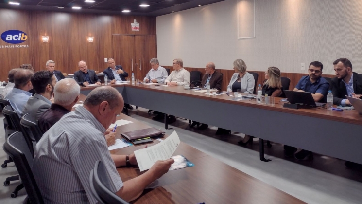ACIB recebe Plenária Regional Vale do Itajaí da Facisc