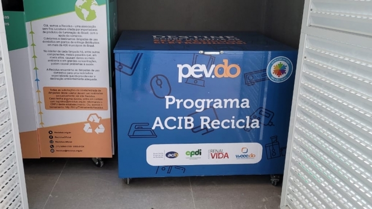 Acib Recicla conta com cinco pontos para entrega de lixo eletrônico