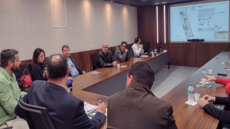 Diretoria da ACIB recebe representantes da Prefeitura de Otacílio Costa