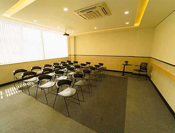 Ideal para reuniões em formato de auditório