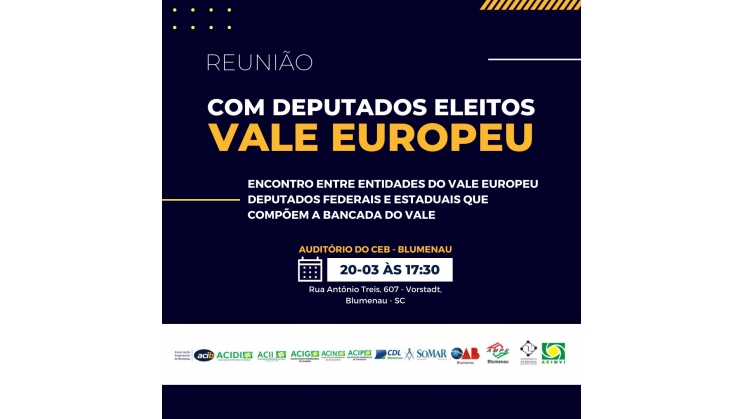 Acib convoca reunião com deputados federais e estaduais para tratar de infraestrutura e segurança