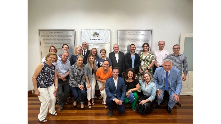 Núcleo de Língua Alemã se reúne com embaixador da Áustria no Brasil