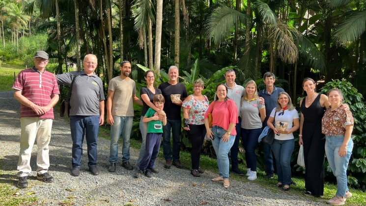 Núcleo de Alimentos e Bebidas Especiais participa de visita técnica em Nova Trento