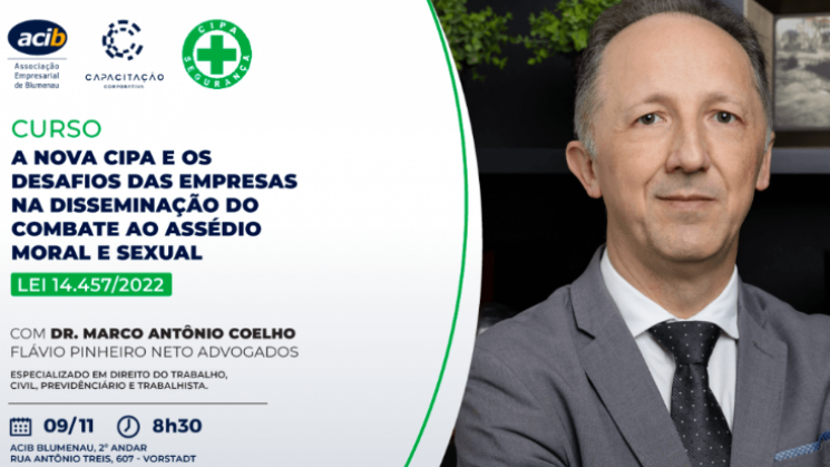 Curso sobre diretrizes da CIPA tem nova data