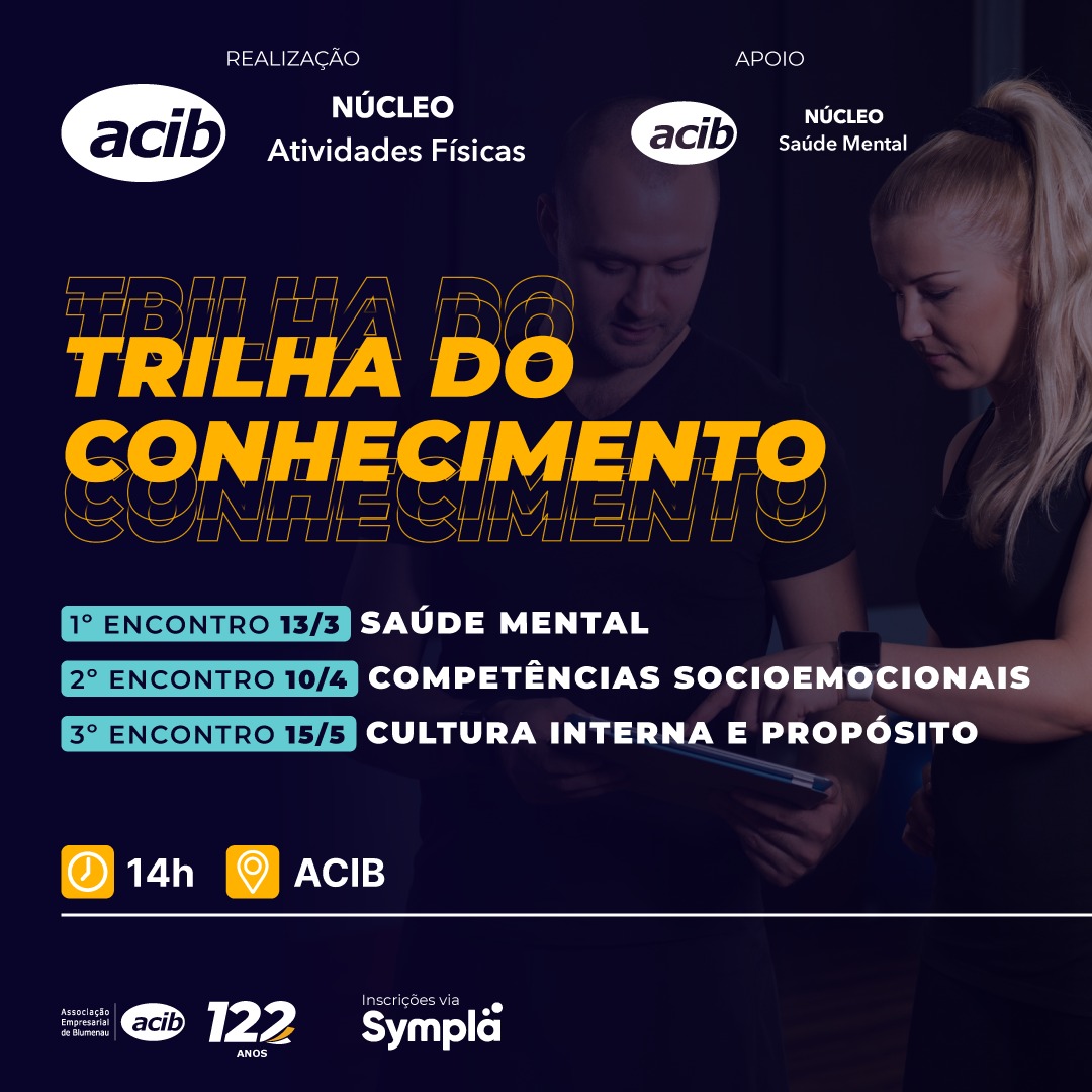 Trilha do Conhecimento promove encontros sobre saúde mental e competências socioemocionais