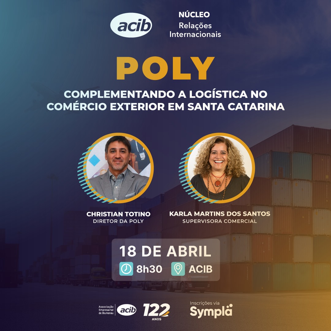 Evento destaca inovações na logística para o comércio exterior em Santa Catarina