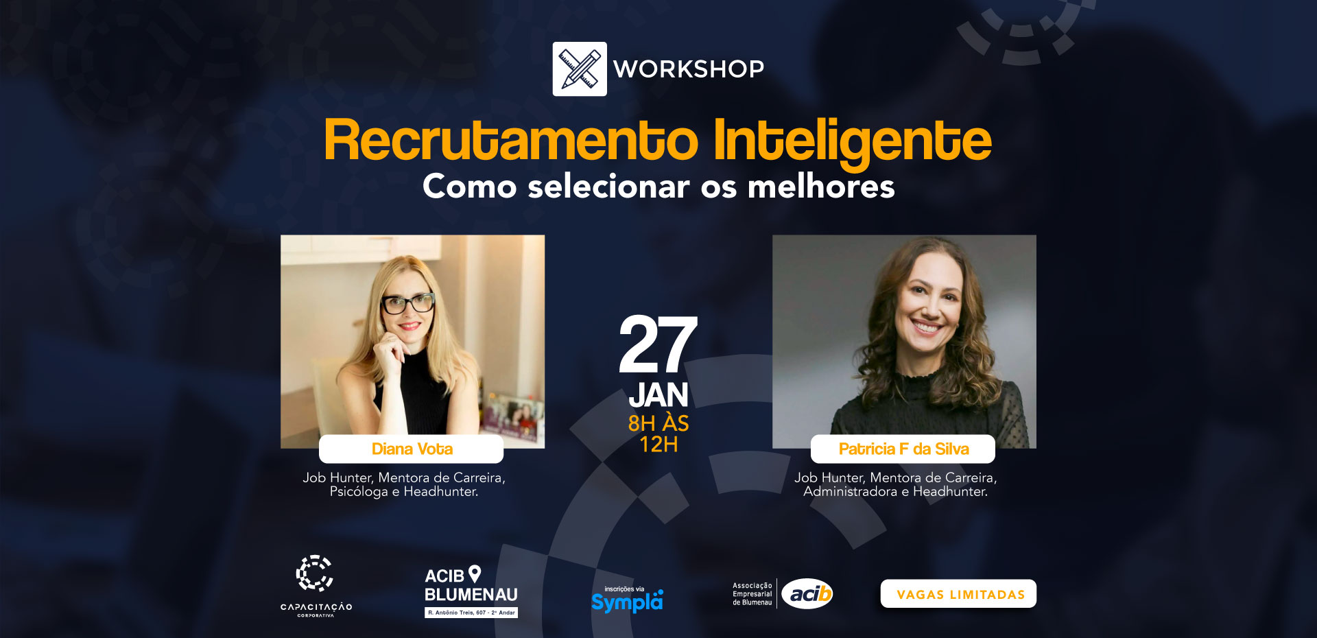 Workshop “Recrutamento Inteligente” capacita líderes e profissionais de RH com foco em inovação e estratégia