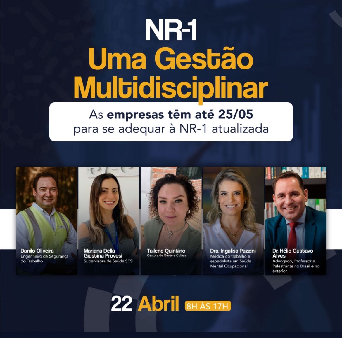 Gestão de riscos ocupacionais: fator essencial para a segurança e competitividade das empresas é tema de evento promovido pela Acib