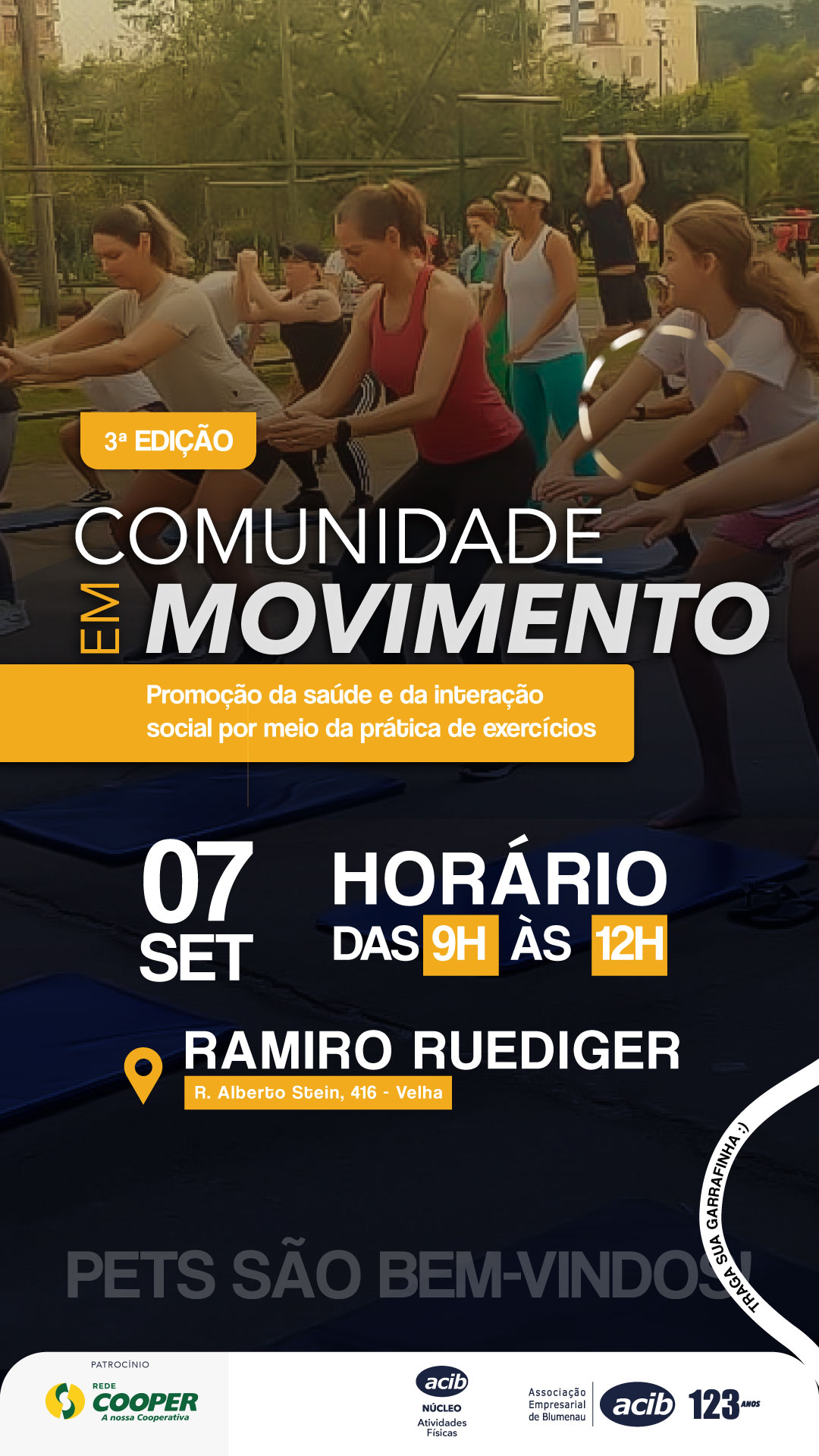 Atividade no Parque Ramiro: