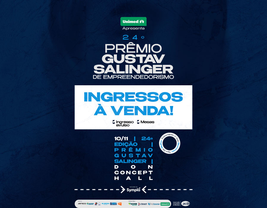 Ingressos para Prêmio Gustav Salinger estão à venda