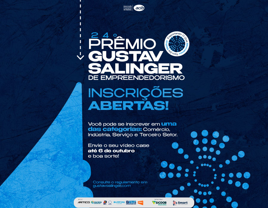 Inscrições para o 24º Prêmio Gustav Salinger estão abertas