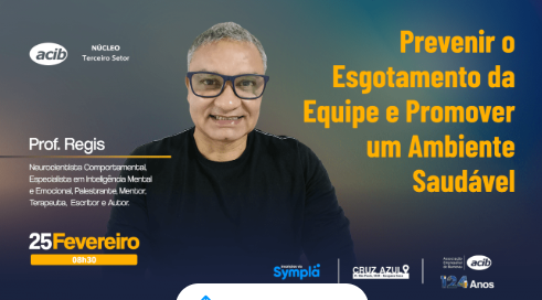 Núcleo do Terceiro Setor promove encontro sobre saúde mental, equilíbrio emocional e bem-estar das equipes