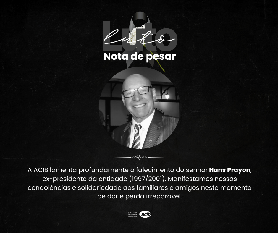 Nota de pesar – Sr. Hans Prayon