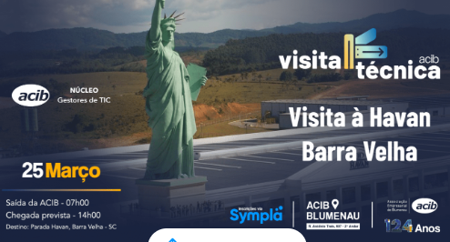 Visita técnica da ACIB leva participantes ao centro de  distribuição automatizado da Havan