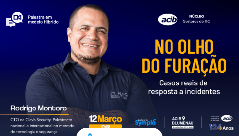 Palestra apresenta casos reais de resposta a incidentes em segurança da informação