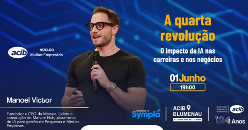 ACIB promove palestra sobre os impactos da inteligência artificial nas carreiras e nos negócios