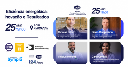 Painel na ACIB debate eficiência energética como estratégia para competitividade e sustentabilidade empresarial
