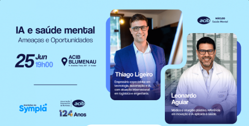 Avanço da Inteligência Artificial levanta debate sobre saúde mental em evento da ACIB