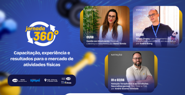 Jornada 360º reúne especialistas em gestão, vendas e natação em  imersão voltada ao desenvolvimento profissional
